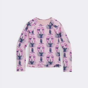 Vineyard Vines Girls' Ruffle Rashguard